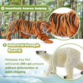 thumbnail image 4 of Figura de animales de juguete Zippytots Zoo, 9 unidades para niños de 3 a 5 años, 4 of 8