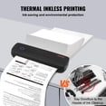 thumbnail image 3 of Impresora térmica VEVOR Portable 300 DPI Bluetooth 2600mAh, 3 of 9