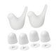 thumbnail image 5 of 2 fundas de cerámica para asiento de inodoro con forma de pájaro. Decoración creativa para el baño. Fáciles de instalar. Blanco, 5 of 9