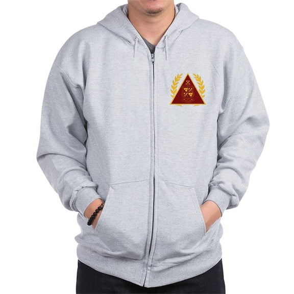CafePress - Delta Chi Alumni Pin Sweatshirt - Zip Hoodie, Classic Hooded Sweatshirt with Metal Zipper