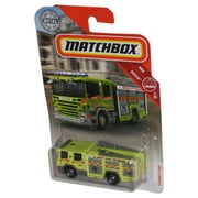 Matchbox MBX Rescue 5/20 (2019) Green Scania P 360 Toy Fire Truck 46/100