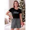 thumbnail image 6 of Dreams & Co. Plus Size Print Pajama Shorts, 6 of 6