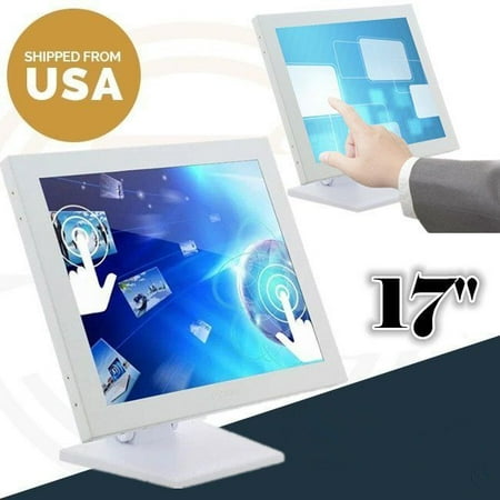 Catering Order Monitor POS 17" Capacitive LED Backlit Multi-Touch Monitor, True Flat Seamless Design Touchscreen