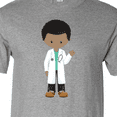 thumbnail image 4 of Inktastic African American Boy, Doctor, Lab Coat, Medicine T-Shirt, 4 of 5