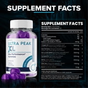 Ultra Peak XL Gummies for Men – UltraPeak XL Gummy Natural Blend Vitamins for Overall Health, 3 Pack, 180 Gummies