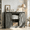 Wash Gray, variant on Catrimown Buffet Sideboard Cabinet, 42” Farmhouse Coffee Bar Cabinet with Sliding Barn Doors, Kitchen Buffet Storage Cabinet with Adjutable Shelves, Espresso