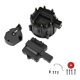 thumbnail image 1 of Kit de tapa de distribuidor Unique Bargains compatible para Chevy para GM SBC BBC 305 327 350 396 454, ABS negro duradero con rotor, 1 of 6