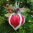 thumbnail image 2 of Holiday Time Ornement Oignon En Feutrine Rouge, 2 of 4