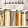 thumbnail image 4 of CuiLiyq Tall Clear Spaghetti Pasta Container Storage With Lid, 1 PCS Multi Purpose Kitchen Pantry Organization and Food Storage for Noodles Beans Straws, Airtight Leakproof Spaghetti Keeper (Khaki), 4 of 9