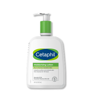 Body Moisturizer by CETAPHIL, Hydrating Moisturizing Lotion for All Skin Types, Suitable for Sensitive Skin, 16 oz, Fragrance Free, Hypoenic, Non-Comedogenic