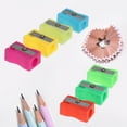 thumbnail image 5 of MIANGASTORE 72pcs Handheld Plastic Pencil Sharpener Mini Manual Colorful Pencil Sharpener(Random Color), 5 of 5