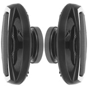 LOLIPPYY 1 Pair 6-Inch Black Car Bass Speakers High Power Loudspeaker System for Enhanced Audio