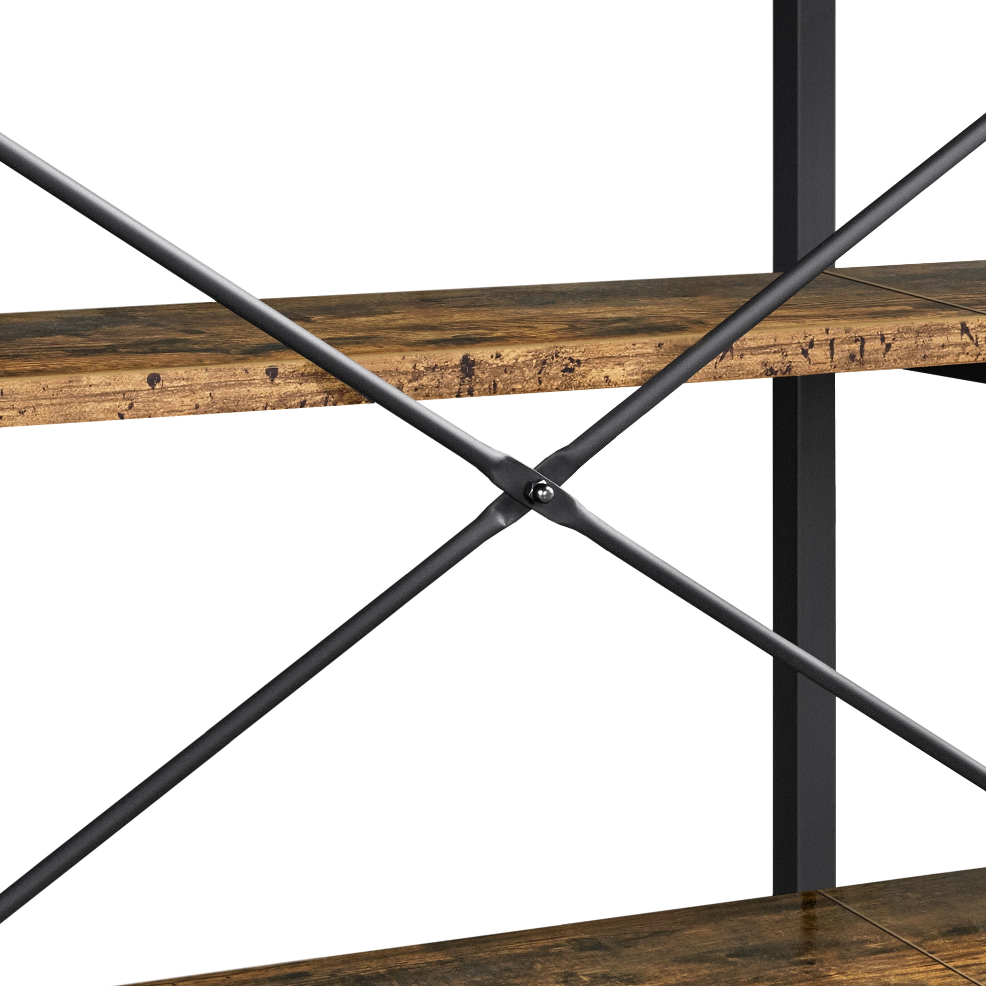 Renwick 55 inch 3-Tier Industrial Console Table, Multiple Colors