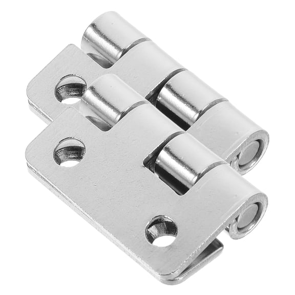 Homoyoyo 2-Pack Heavy Duty Iron Barn Door Hinges with Silent Closing, Hardware for Interior and Exterior Doors