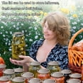 thumbnail image 2 of 100 Pcs Wide Mouth 86 MM Mason Jar Canning Lids, Reusable Leak Proof Split-Type Silver Lids with Silicone Seals Rings, 2 of 9
