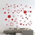 thumbnail image 3 of Transparent Hollowed Wall Decal Sticker for Childrens Birthday Party Room Bath Mural Background, 3 of 4