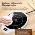 thumbnail image 3 of Mug Warmer, Upgrade Coffee Warmer & Cup Warmer for Desk with 3 Temperature Settings - white, 3 of 6
