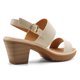 thumbnail image 3 of Sandalia con tacón Exterior Sintético Color Blanco Para Mujer De RBCOLLECTION, 3 of 3