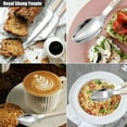 thumbnail image 4 of changqing xie Rivet ABS Clamp Handle Kitchen Stainless Steel Silverware Tableware Flatware Cutlery Set Steak Knife Fork Spoon Teaspoon Western Tableware Butter Knife Set, 4 of 9
