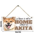 thumbnail image 2 of Wooden Sign Dog Tag Rectangular Wood Decoration Pet Slogan Pendant Decoration Ornament, 2 of 8