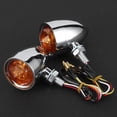 thumbnail image 3 of Turn  Light Motorcycle Cornering Lamp Brake Light Steering Lamp Motorcycle Running Lamp 2pcs LED Turn  Light Motorbike Cornering Lamp Electroplate Direction Indicator 10mm Fixing, 3 of 8