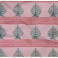 thumbnail image 4 of oneOone Organic Cotton Poplin Twill Fabric Chevron & Tree Block Printed Fabric 1 Yard 42 Inch Wide, 4 of 4