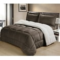 thumbnail image 3 of Home Classic Collection Micro Mink Sherpa Convertible Comforter Set, 3 of 7