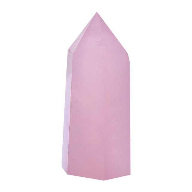 Natural Fluorite Quartz Crystal Healing Jade Crystal Hexagonal Bar Point
