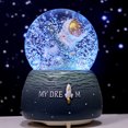 thumbnail image 1 of Spaceman Music Box Color Light Adorno interestelar Decoración de escritorio creativa JShteea El nuevo, 1 of 8