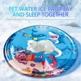thumbnail image 3 of Cat Water Bed,Cats Water Mat with Fish,Cat Water Bed PlayMat,ThickenedRound Sensory, Play mat, Floating Fish, for Indoor Cats Kitten, Durable Easy, 3 of 8
