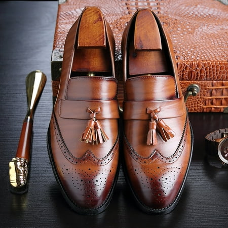 

Men‘s Shoes New Shoes Men‘s Men‘s Shoes Casual Fashion Brock Tassel Men‘s Shoes Large Size Men‘s Shoes