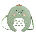 thumbnail image 1 of Material para hacer bolsos DIY: Bolso tejido con forma de dinosaurio, bolso de mano tejido a mano para niños y adultos 20cmx18cmx5cm, 1 of 4