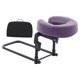 thumbnail image 3 of Cojín de apoyo para la cabeza y el rostro, almohada portátil profesional para dormir boca abajo Púrpura, 3 of 9