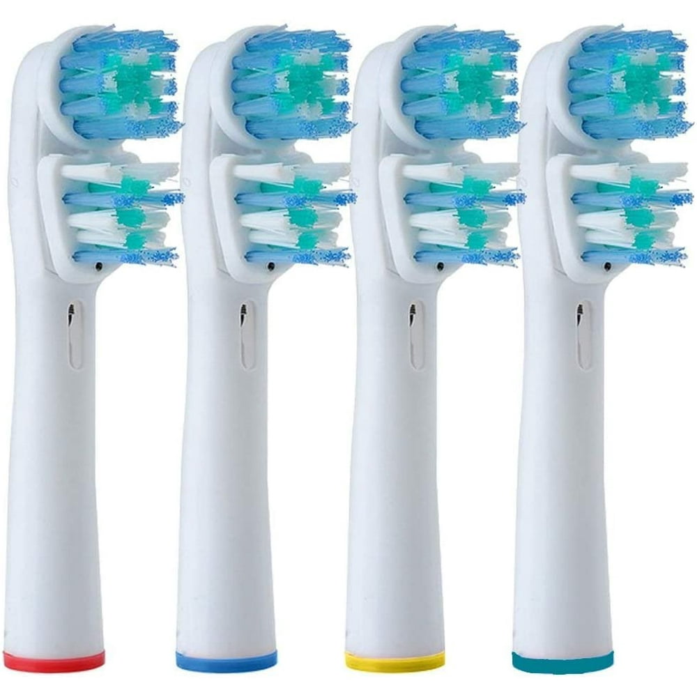Double Clean Brush Heads, Compatible with Braun OralB Dual Clean