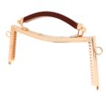thumbnail image 3 of Abbracc Purse Clasps Various Shapes & Sizes Kiss Lock Frame Mixed Metal Handle Findings 2-Gold, 3 of 8