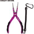thumbnail image 3 of czcpp-Crazy Shark Professional Fishing Pliers Tungsten Carbide Cutters Split Ring Pliers Hook Remover Fish Holder Red, 3 of 4