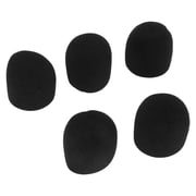 NFTIGB Microphone Windscreen Prevent Spraying Soft Odorless Sponge Mic Cover For Handheld Microphone Shield 5Pcs Set Black Washable And Reusable Foam Filter Accessory 2.83 inches / 72 mm