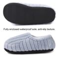 thumbnail image 3 of Women Memory Foam Slippers Comfy Plush Warm House Shoes Slip on Ladies Bedroom Flat Slippers for Indoor Outdoor,Light Blue，XL(11-12), 3 of 6