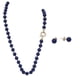 thumbnail image 2 of Set 2 Piezas Collar y Aretes Perla de Mallorca 8mm 45cm | Azul, 2 of 6