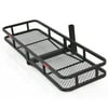 "60"" Folding Cargo Carrier Luggage Rack / Hauler Truck or Car Hitch 2"" Receiver"