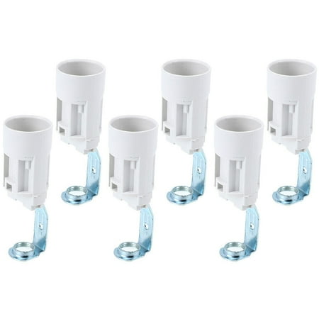 

6 Pcs Candle Holder Adapter Light Bulbs Lamp Parts E Lamp Sockets Lamp Repair Kit Bulb Holder