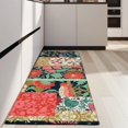 thumbnail image 4 of Pioneer Flower Floral Print Pattern Kitchen Rug Mat,Kitchen Runner Rugs Non Skid Washable,Decorative Kitchen Floor Mats for Kitchen,Sink,Laundry,17"X47", 4 of 5