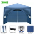 thumbnail image 3 of Zimtown 10'x10' Ez Dosel Emergente para Fiesta de Bodas con 4 Lados Azul y Bolsa de Transporte, 3 of 7