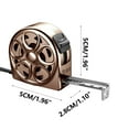thumbnail image 2 of tzyudk Retractable Measurement Tool Hollow Tape Measure Watertight Rust Proof High-precision Steel Tape Measure Home Measurement Tools Affordable Useful Bronze Stainless Steel, 2 of 5