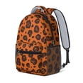 thumbnail image 2 of Leopard Print Backpack for School,Cute School Bag,Schoolbag with Adjustable Shoulder Straps & Padded Back,15.3"x11"x6.7", 2 of 6