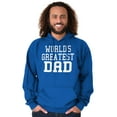 thumbnail image 4 of Father's Day World's Greatest Dad Hoodie Hooded Sweatshirt Men Brisco Brands X, 4 of 6