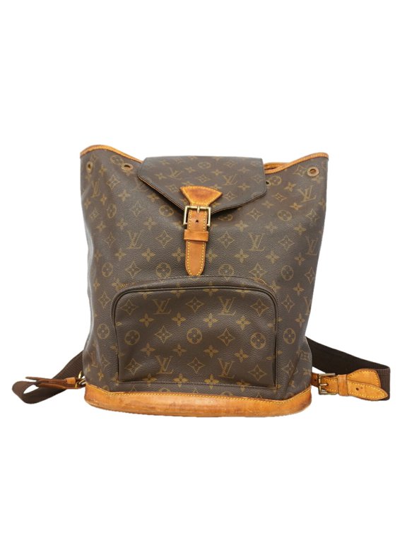 Pre-Owned Louis Vuitton Monogram Montsouris GM Backpack M51135 Brown (Men's/Women's)