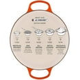 thumbnail image 4 of Le Creuset Casserole Ronde en Fonte 22 cm Volcanique 3,3 Litres, 4 of 5
