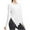 White, variant on AherBiu Yoga Tops for Women Lightweight Irregular High Low Side Slit Athletic Long Sleeve Shirt Activewear
