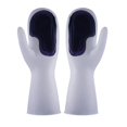 thumbnail image 1 of Billuyoard 1 par de guantes de limpieza para lavar platos, guante para lavar platos de PVC para fregador doméstico, herramienta de limpieza de cocina, Suministros de limpieza para el hogar azul Billuyoard HA000467-01B, 1 of 6